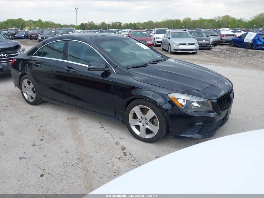 2015 Mercedes-benz Cla-klasse VIN WDDSJ4GB3FN243985 IAAI salvage auction — LEFT REAR, Salvage (Illinois), sold $1,900 on 2026-07-14 (photo 1)