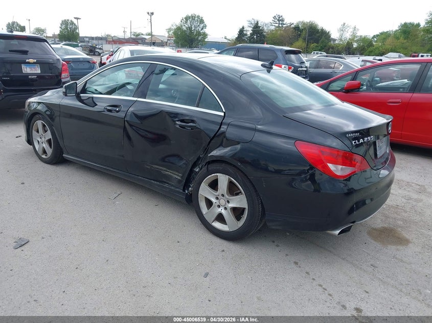 2015 Mercedes-benz Cla-klasse VIN WDDSJ4GB3FN243985 IAAI salvage auction — LEFT REAR, Salvage (Illinois), sold $1,900 on 2026-07-14 (photo 3)
