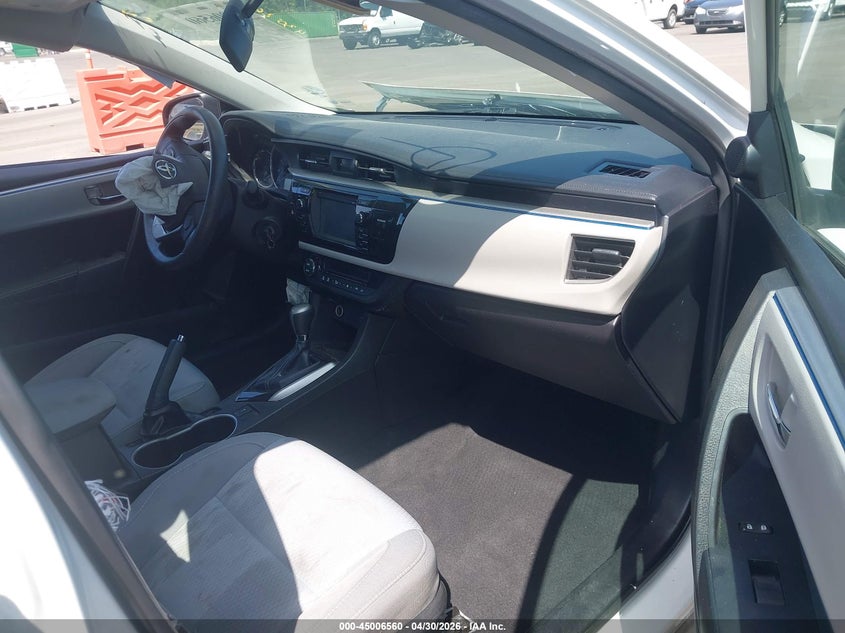 2016 Toyota Corolla VIN 5YFBURHE7GP550524 IAAI salvage auction — FRONT END, Salvage (North Carolina), sold $250 on 2026-07-22 (photo 5)