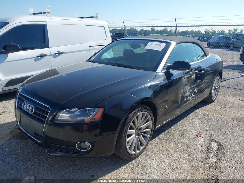 2011 Audi A5 VIN WAULFAFH6BN017158 IAAI salvage auction — LEFT SIDE, Salvage (New Hampshire), sold $2,050 on 2026-07-21 (photo 2)