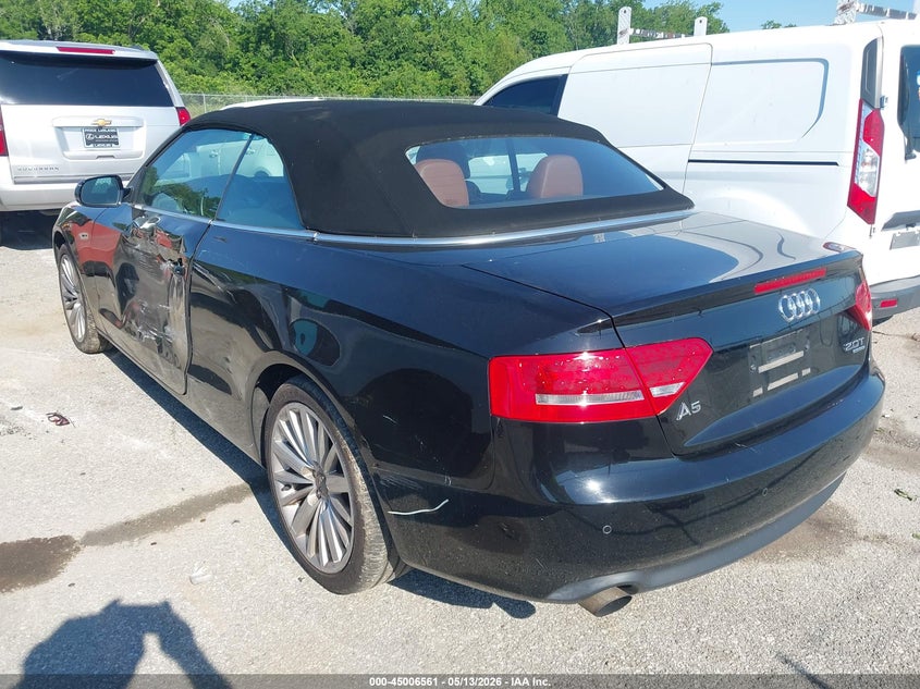 2011 Audi A5 VIN WAULFAFH6BN017158 IAAI salvage auction — LEFT SIDE, Salvage (New Hampshire), sold $2,050 on 2026-07-21 (photo 3)