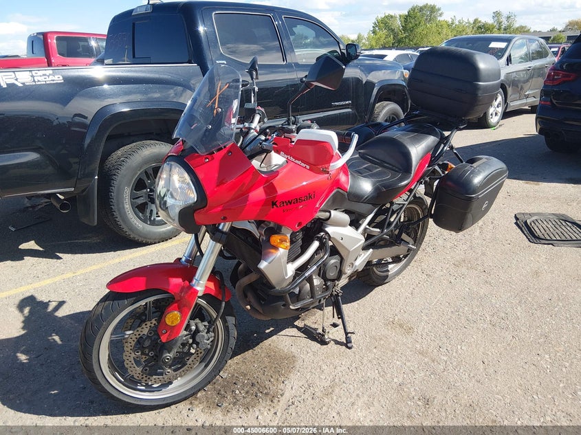 2008 Kawasaki Kle650 VIN JKALEEA188A021570 IAAI salvage auction — LEFT SIDE, Salvage (Colorado), sold $725 on 2026-07-14 (photo 2)