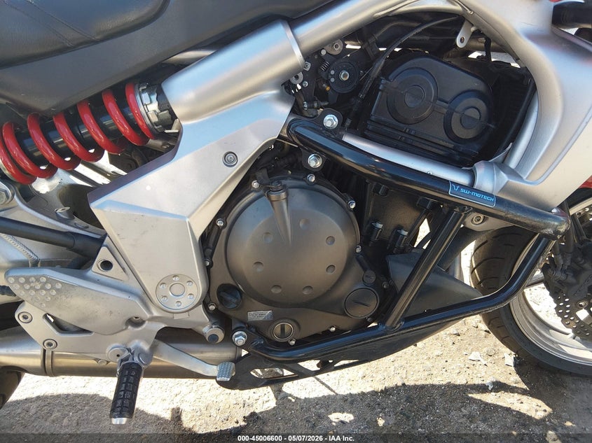 2008 Kawasaki Kle650 VIN JKALEEA188A021570 IAAI salvage auction — LEFT SIDE, Salvage (Colorado), sold $725 on 2026-07-14 (photo 8)