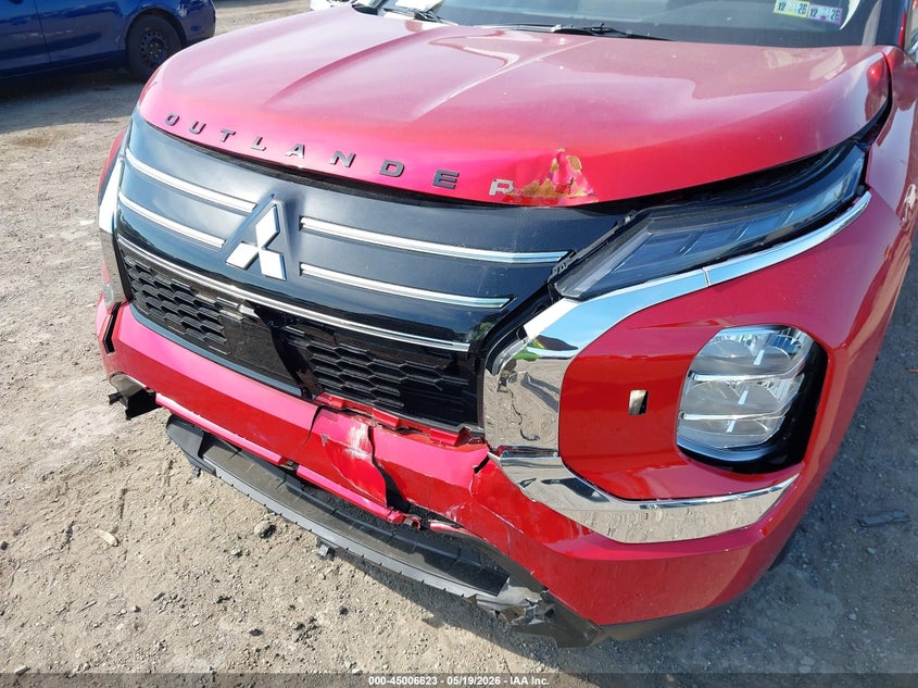 2025 Mitsubishi Outlander VIN JA4J4UA85SZ050633 IAAI salvage auction — FRONT END, Salvage (Pennsylvania), sold $8,450 on 2026-07-24 (photo 6)