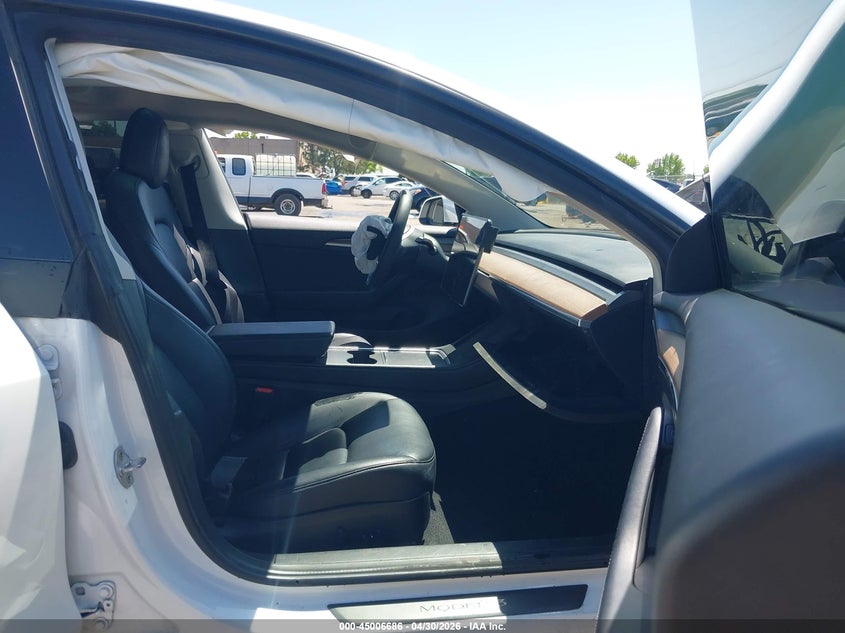 2022 Tesla Model 3 VIN 5YJ3E1EB0NF229737 IAAI salvage auction — FRONT END, Salvage (California), sold $4,100 on 2026-07-30 (photo 5)