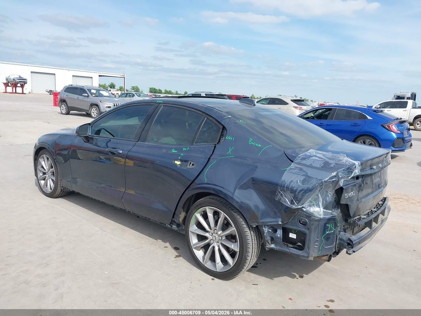 2020 Volvo S60 VIN 7JR102FK7LG040971 IAAI salvage auction — REAR END, Original (Texas), sold $5,150 on 2026-07-15 (photo 3)