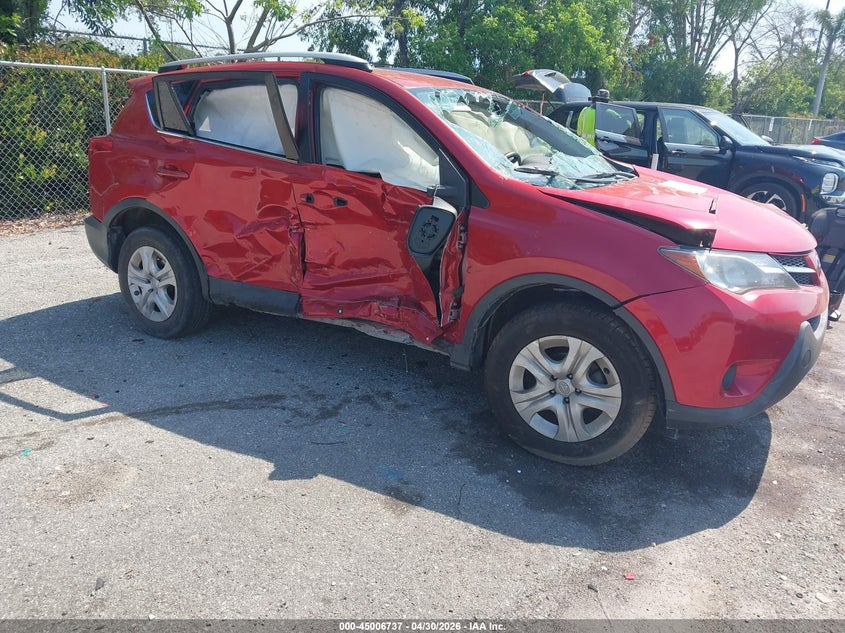 2014 Toyota Rav 4 VIN JTMZFREV0EJ004761 IAAI salvage auction — RIGHT SIDE, Rebuildable (Florida), sold $2,150 on 2026-07-20 (photo 1)