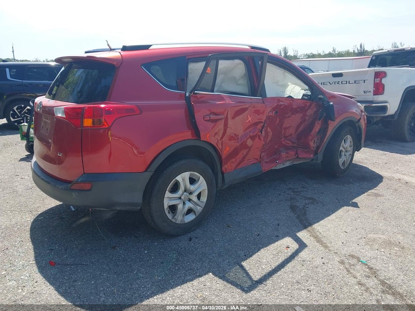 2014 Toyota Rav 4 VIN JTMZFREV0EJ004761 IAAI salvage auction — RIGHT SIDE, Rebuildable (Florida), sold $2,150 on 2026-07-20 (photo 4)