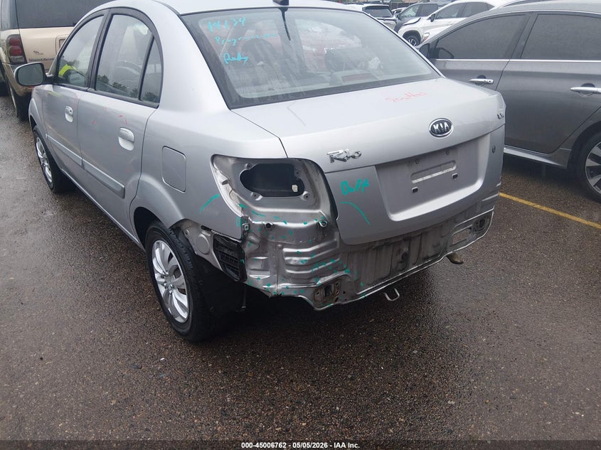 2011 Kia Rio VIN KNADH4A35B6732017 IAAI salvage auction — REAR END, Salvage (Colorado), sold $250 on 2026-07-14 (photo 6)