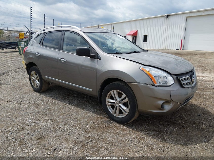 2015 Nissan Rogue VIN JN8AS5MT5FW156884 IAAI salvage auction — REAR END, Salvage (Illinois), sold $450 on 2026-07-22 (photo 1)