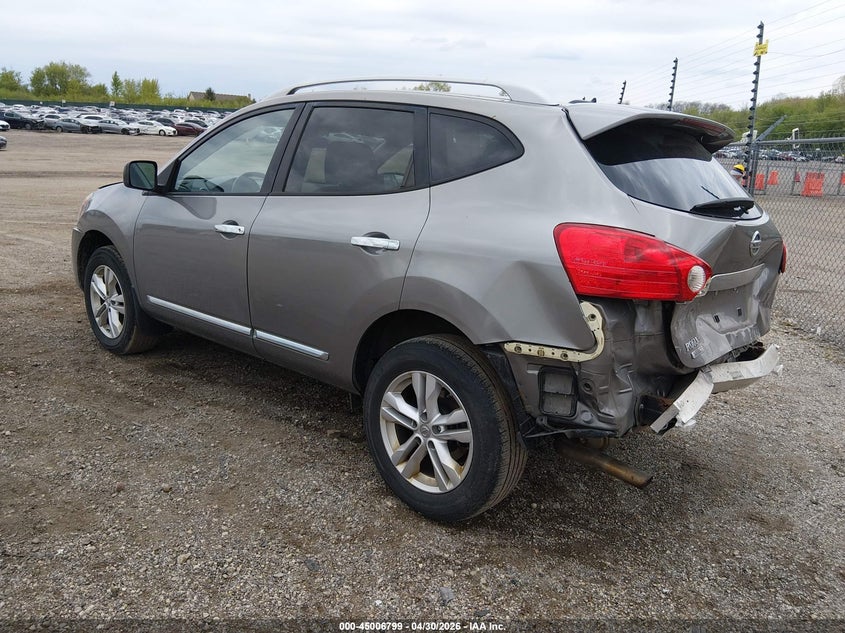 2015 Nissan Rogue VIN JN8AS5MT5FW156884 IAAI salvage auction — REAR END, Salvage (Illinois), sold $450 on 2026-07-22 (photo 3)