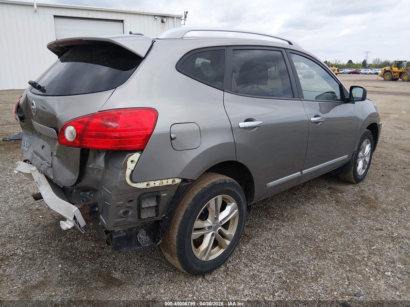 2015 Nissan Rogue VIN JN8AS5MT5FW156884 IAAI salvage auction — REAR END, Salvage (Illinois), sold $450 on 2026-07-22 (photo 4)