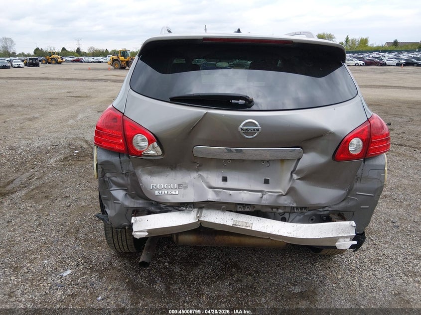 2015 Nissan Rogue VIN JN8AS5MT5FW156884 IAAI salvage auction — REAR END, Salvage (Illinois), sold $450 on 2026-07-22 (photo 6)