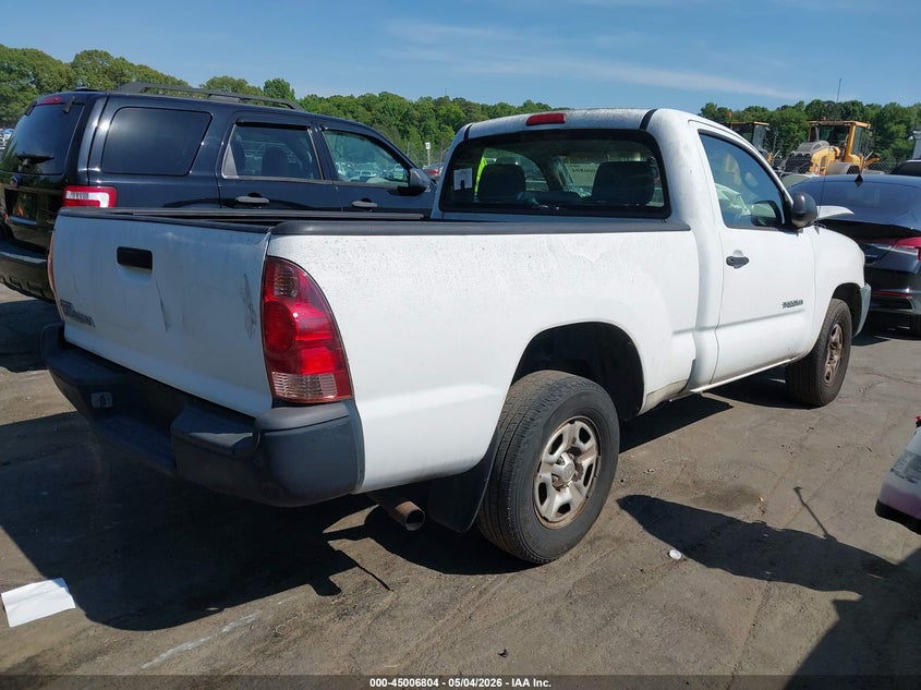 2006 Toyota Tacoma VIN 5TENX22N16Z317980 IAAI salvage auction — FRONT END, Salvage (North Carolina), sold $1,450 on 2026-07-23 (photo 4)