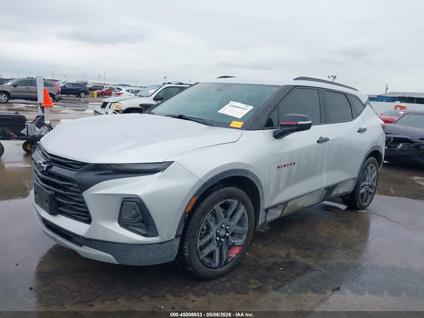 2021 Chevrolet Blazer VIN 3GNKBCRS5MS571868 IAAI salvage auction — HAIL, Original (Texas), sold $7,800 on 2026-07-29 (photo 2)