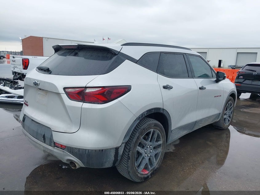 2021 Chevrolet Blazer VIN 3GNKBCRS5MS571868 IAAI salvage auction — HAIL, Original (Texas), sold $7,800 on 2026-07-29 (photo 4)