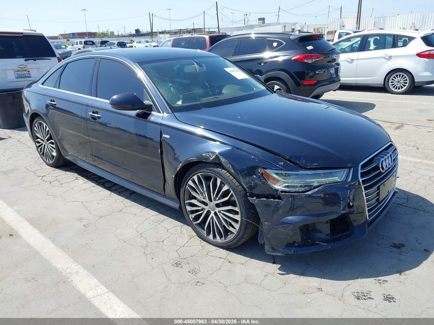 2017 Audi A6 VIN WAUD8AFC4HN080383 IAAI salvage auction — RIGHT FRONT, Salvage (California), sold $2,700 on 2026-07-29 (photo 1)