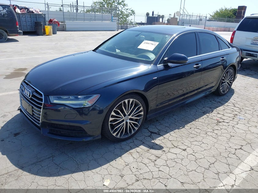 2017 Audi A6 VIN WAUD8AFC4HN080383 IAAI salvage auction — RIGHT FRONT, Salvage (California), sold $2,700 on 2026-07-29 (photo 2)
