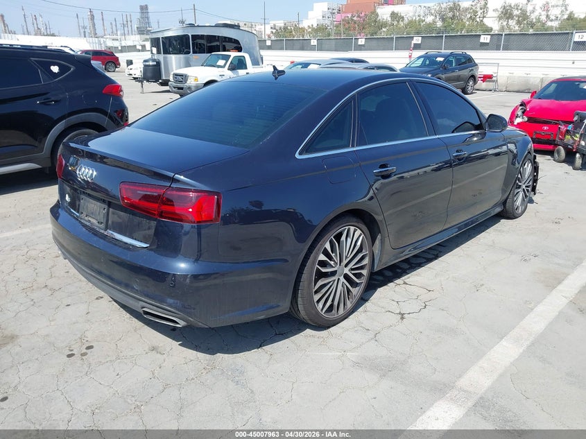 2017 Audi A6 VIN WAUD8AFC4HN080383 IAAI salvage auction — RIGHT FRONT, Salvage (California), sold $2,700 on 2026-07-29 (photo 4)
