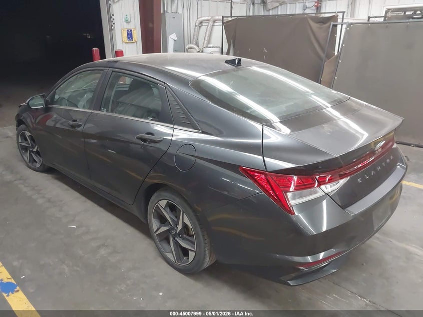 2021 Hyundai Elantra VIN 5NPLN4AG9MH022847 IAAI salvage auction — FRONT END, Salvage (Arizona), sold $3,950 on 2026-07-28 (photo 3)