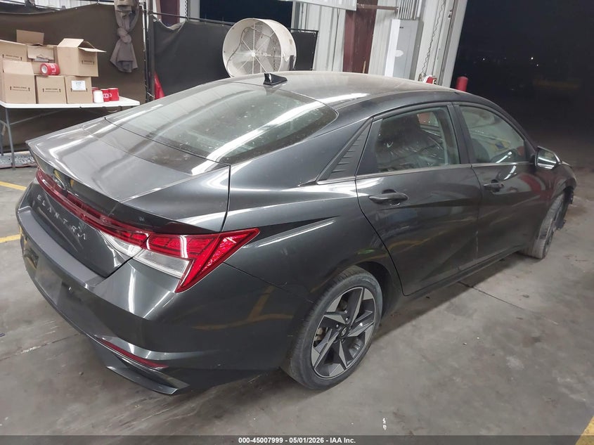 2021 Hyundai Elantra VIN 5NPLN4AG9MH022847 IAAI salvage auction — FRONT END, Salvage (Arizona), sold $3,950 on 2026-07-28 (photo 4)