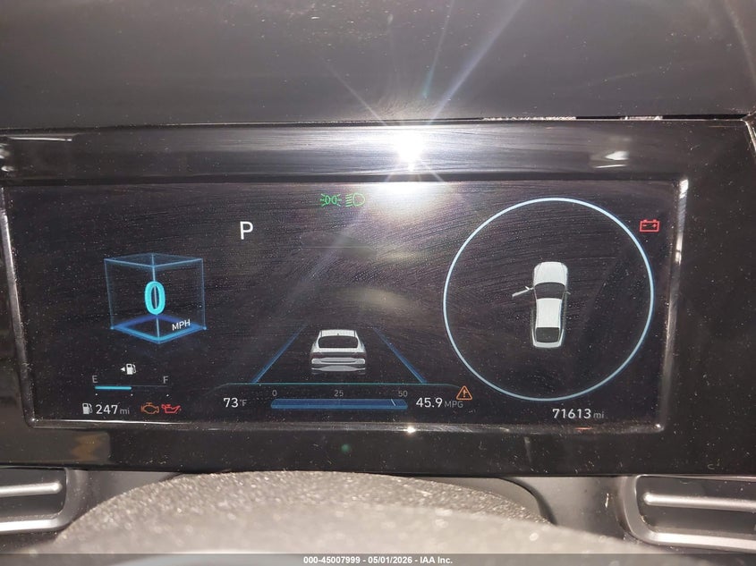 2021 Hyundai Elantra VIN 5NPLN4AG9MH022847 IAAI salvage auction — FRONT END, Salvage (Arizona), sold $3,950 on 2026-07-28 (photo 7)