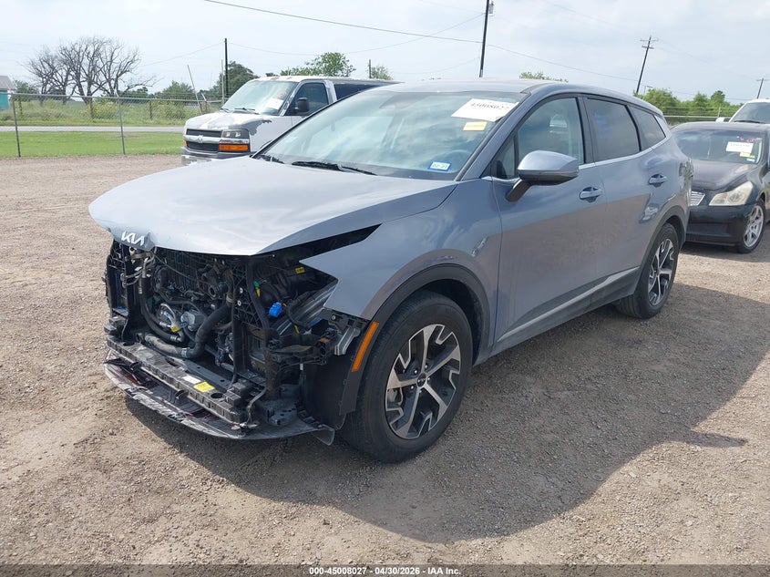 2024 Kia Sportage VIN 5XYK33DF5RG198002 IAAI salvage auction — FRONT END, Original (Texas), sold $7,950 on 2026-07-14 (photo 2)
