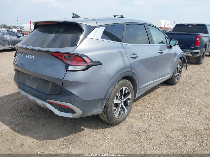 2024 Kia Sportage VIN 5XYK33DF5RG198002 IAAI salvage auction — FRONT END, Original (Texas), sold $7,950 on 2026-07-14 (photo 4)