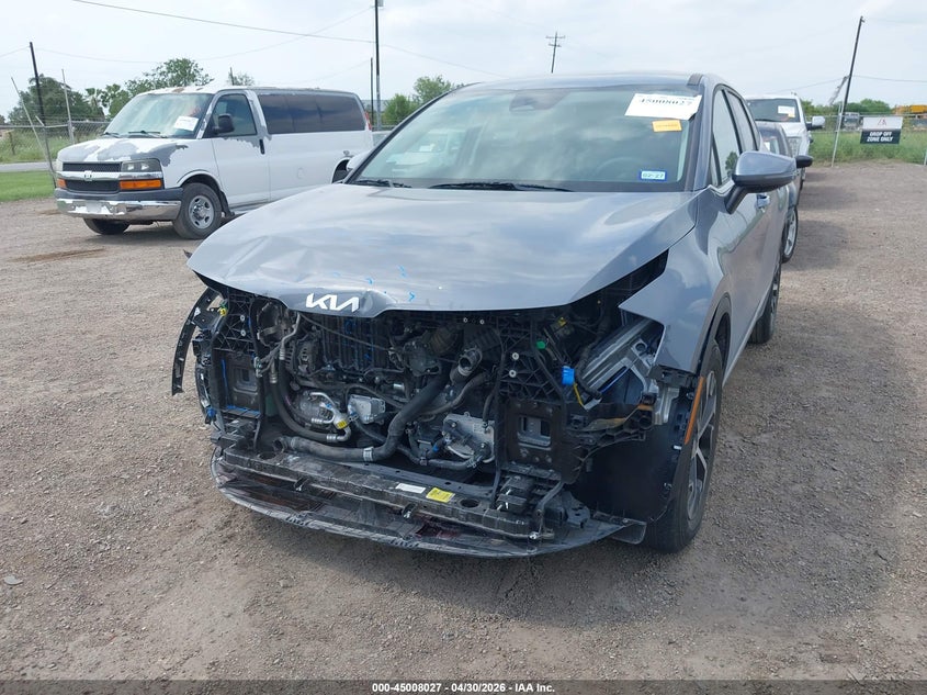 2024 Kia Sportage VIN 5XYK33DF5RG198002 IAAI salvage auction — FRONT END, Original (Texas), sold $7,950 on 2026-07-14 (photo 6)
