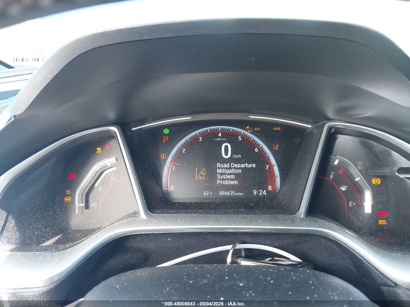 2019 Honda Civic VIN 2HGFC2F87KH520528 IAAI salvage auction — RIGHT REAR, Salvage (California), sold $4,350 on 2026-07-09 (photo 7)