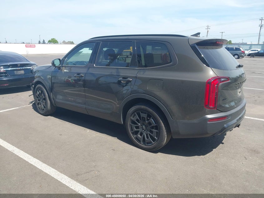 2022 Kia Telluride VIN 5XYP3DHC3NG252046 IAAI salvage auction — LEFT FRONT, Salvage (California), sold $6,000 on 2026-07-08 (photo 3)