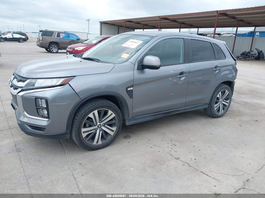 2021 Mitsubishi Outlander VIN JA4APUAU3MU029154 IAAI salvage auction — REAR END, Original (Texas), sold $3,150 on 2026-07-29 (photo 2)