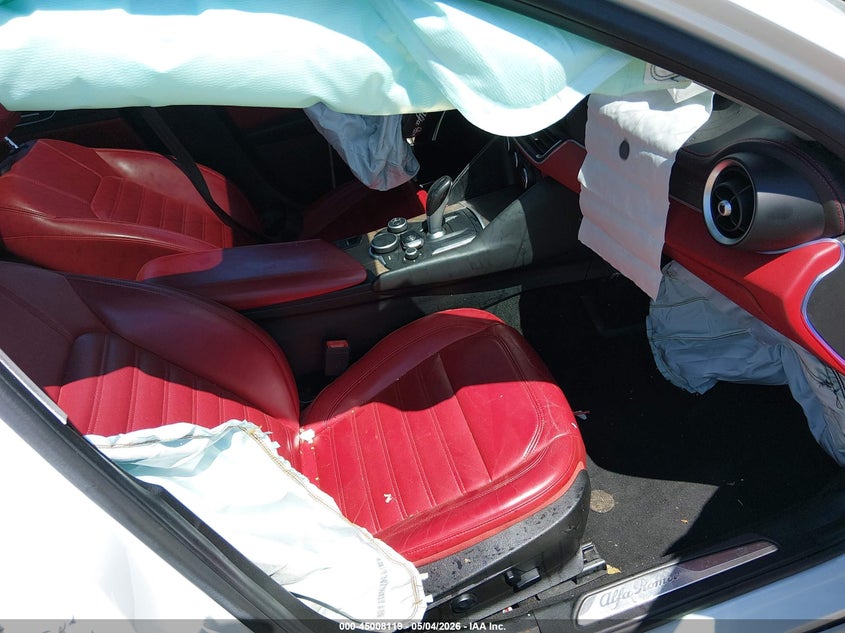 2019 Alfa romeo Giulia VIN ZARFANBN7K7606991 IAAI salvage auction — FRONT END, Salvage (North Carolina), sold $50 on 2026-07-27 (photo 5)