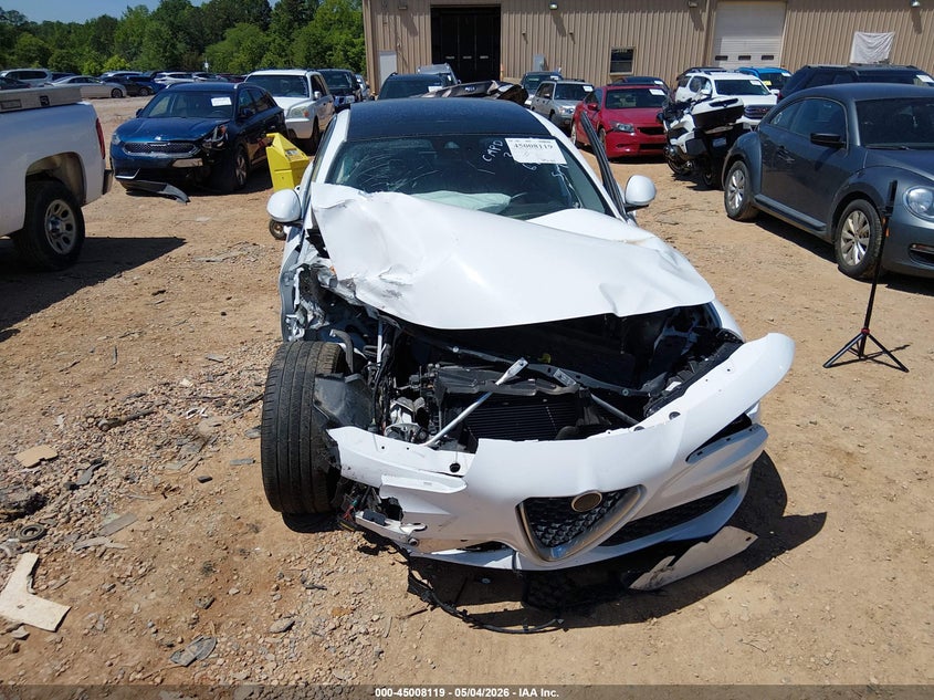 2019 Alfa romeo Giulia VIN ZARFANBN7K7606991 IAAI salvage auction — FRONT END, Salvage (North Carolina), sold $50 on 2026-07-27 (photo 6)