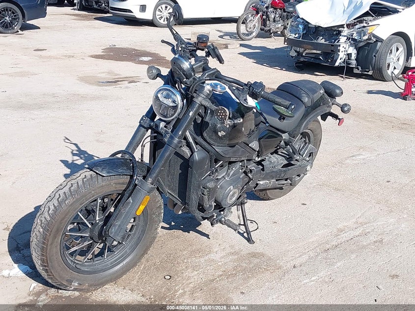 2025 Cf moto 450 cl-c VIN LCEPESLF6S6000905 IAAI salvage auction — SIDE, Salvage (Kansas), sold $700 on 2026-07-20 (photo 2)
