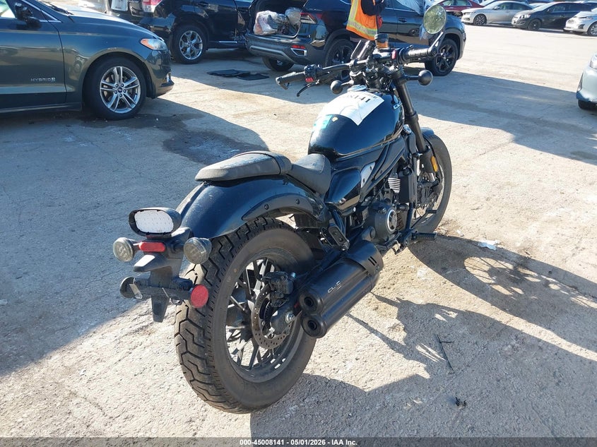 2025 Cf moto 450 cl-c VIN LCEPESLF6S6000905 IAAI salvage auction — SIDE, Salvage (Kansas), sold $700 on 2026-07-20 (photo 4)