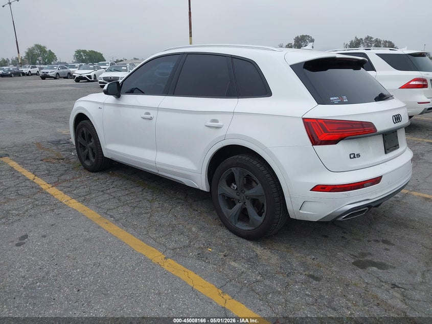 2023 Audi Q5 VIN WA1EAAFY6P2055292 IAAI salvage auction — SIDE, Salvage Title, sold $7,550 on 2026-07-14 (photo 3)