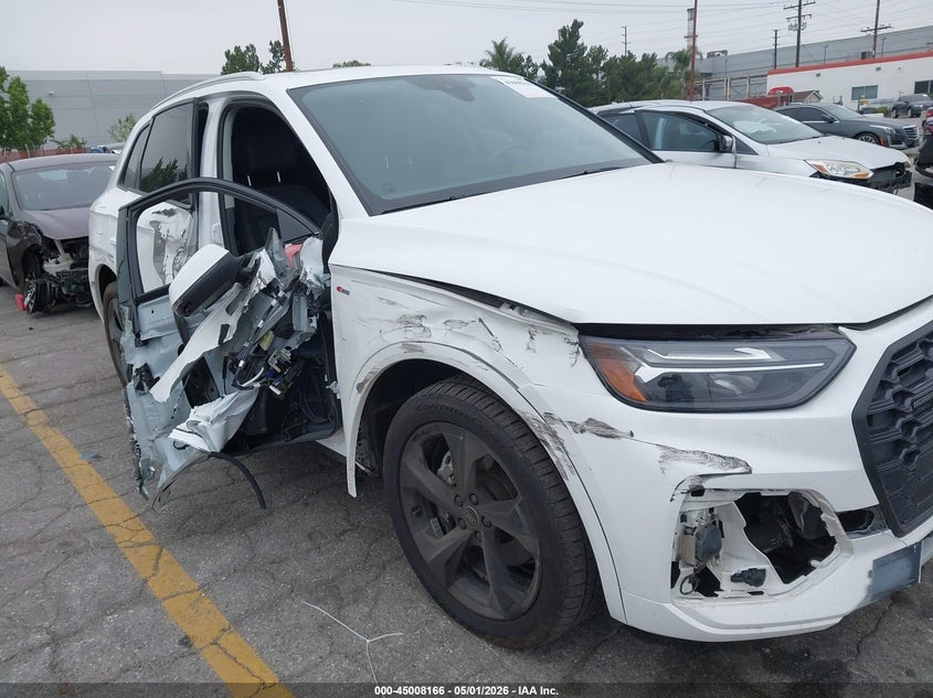 2023 Audi Q5 VIN WA1EAAFY6P2055292 IAAI salvage auction — SIDE, Salvage Title, sold $7,550 on 2026-07-14 (photo 6)