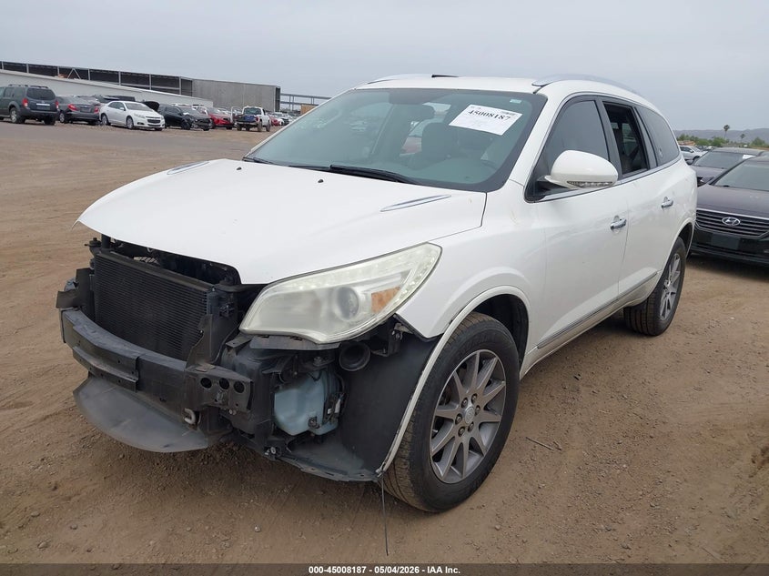 2013 Buick Enclave VIN 5GAKRCKD7DJ265242 IAAI salvage auction — RIGHT FRONT, Salvage Title, sold $700 on 2026-08-01 (photo 2)