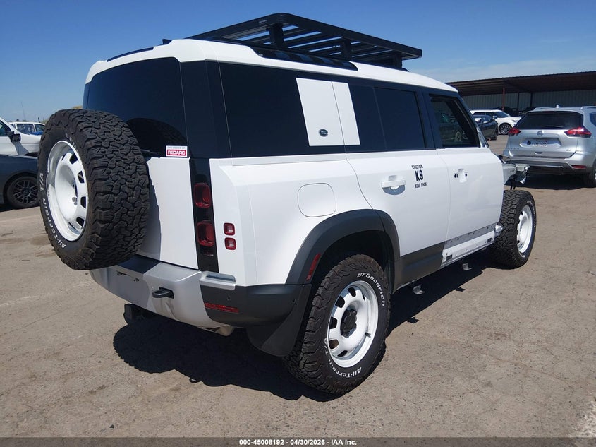 2024 Land rover Defender VIN SALEJ7EX5R2342359 IAAI salvage auction — FRONT END, Salvage (California), sold $29,250 on 2026-07-15 (photo 4)