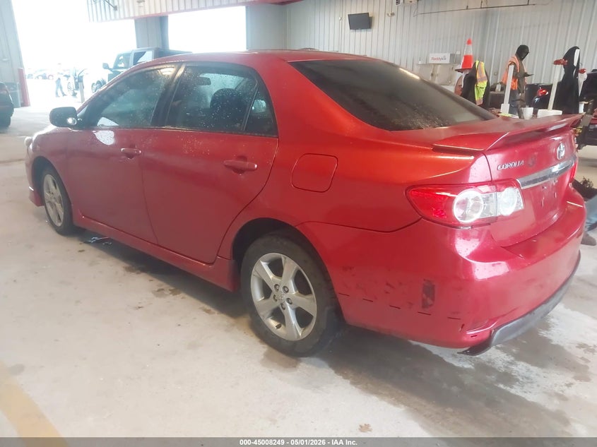 2013 Toyota Corolla VIN 5YFBU4EE9DP101901 IAAI salvage auction — RIGHT REAR, Original (Texas), sold $1,775 on 2026-07-14 (photo 3)