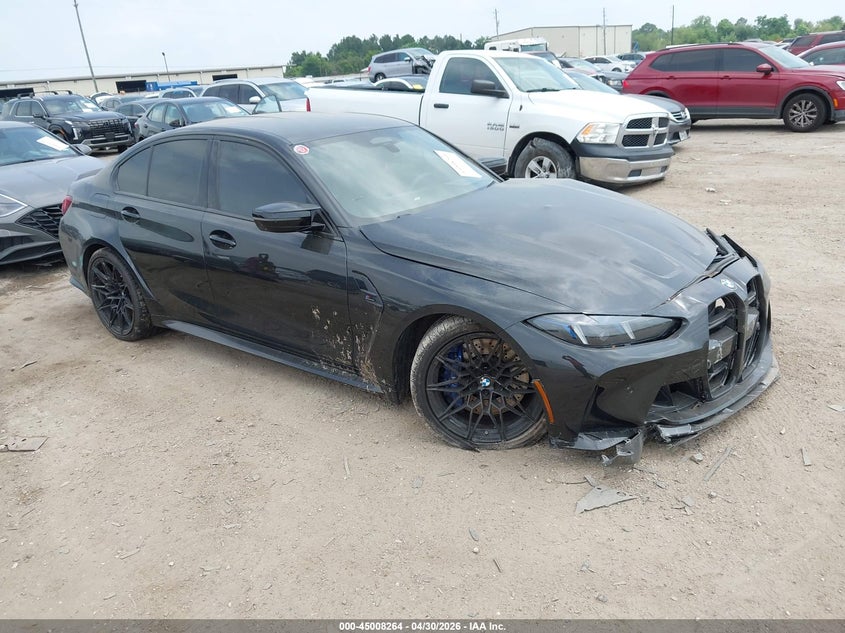 2025 BMW M3 VIN WBS33HJ07SFV31822 IAAI salvage auction — FRONT END, Original (Texas), sold $24,600 on 2026-07-20 (photo 1)