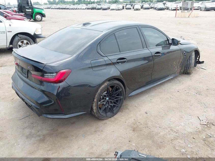 2025 BMW M3 VIN WBS33HJ07SFV31822 IAAI salvage auction — FRONT END, Original (Texas), sold $24,600 on 2026-07-20 (photo 4)