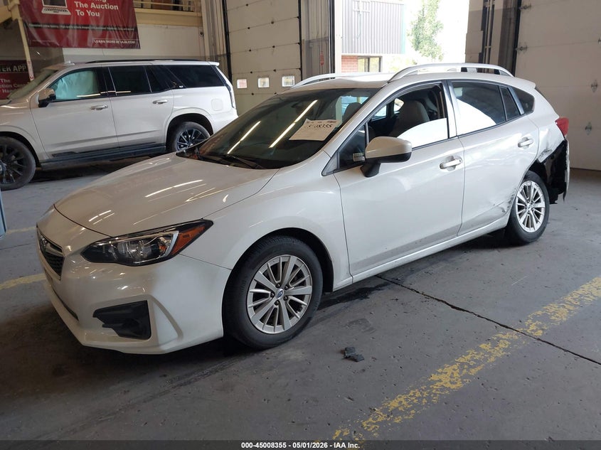 2018 Subaru Impreza VIN 4S3GTAB6XJ3706292 IAAI salvage auction — LEFT REAR, Salvage (Oregon), sold $3,550 on 2026-07-09 (photo 2)
