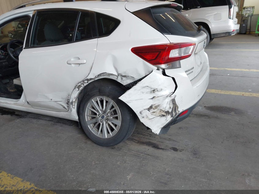 2018 Subaru Impreza VIN 4S3GTAB6XJ3706292 IAAI salvage auction — LEFT REAR, Salvage (Oregon), sold $3,550 on 2026-07-09 (photo 6)