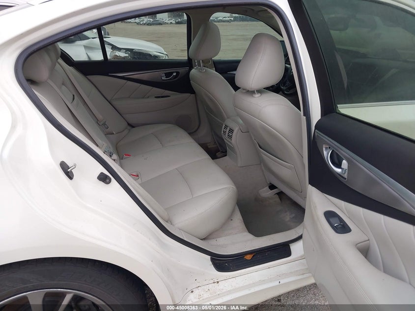 2017 Infiniti Q50 VIN JN1EV7AP5HM740324 IAAI salvage auction — WATER/FLOOD, Salvage (Texas), sold $2,550 on 2026-07-21 (photo 8)