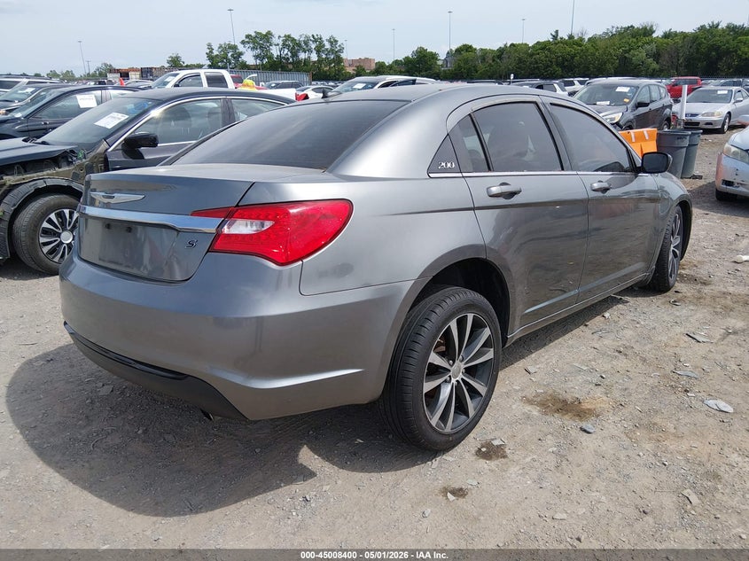 2013 Chrysler 200 VIN 1C3CCBBG6DN737453 IAAI salvage auction — LEFT FRONT, Clear (Tennessee), sold $25 on 2026-07-16 (photo 4)