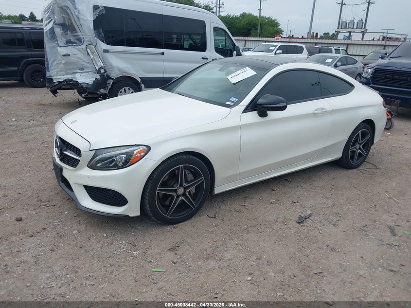 2017 Mercedes-benz C-klasse VIN WDDWJ4KB1HF444774 IAAI salvage auction — SIDE, Salvage (Texas), sold $6,200 on 2026-08-05 (photo 2)