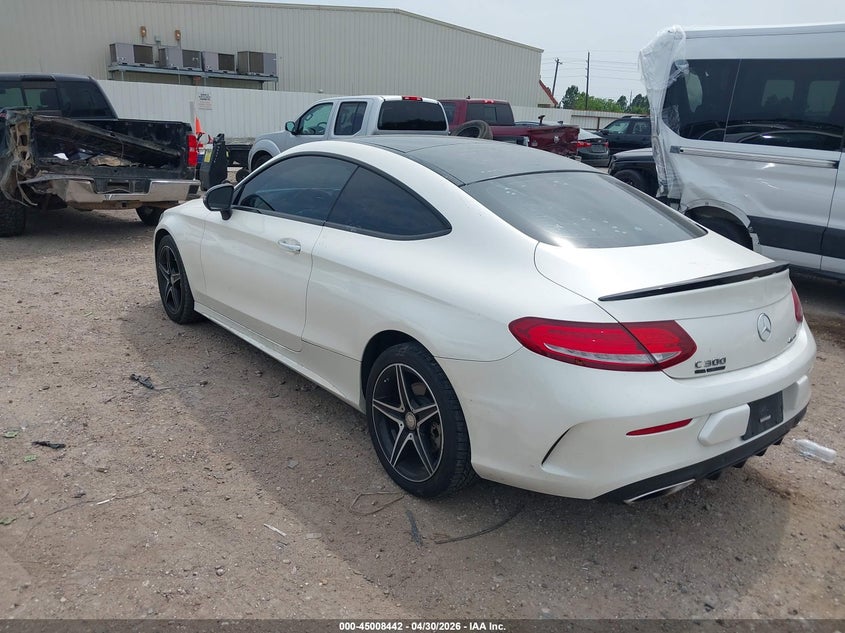 2017 Mercedes-benz C-klasse VIN WDDWJ4KB1HF444774 IAAI salvage auction — SIDE, Salvage (Texas), sold $6,200 on 2026-08-05 (photo 3)