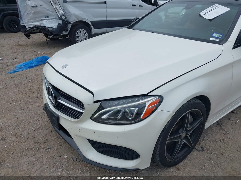 2017 Mercedes-benz C-klasse VIN WDDWJ4KB1HF444774 IAAI salvage auction — SIDE, Salvage (Texas), sold $6,200 on 2026-08-05 (photo 6)